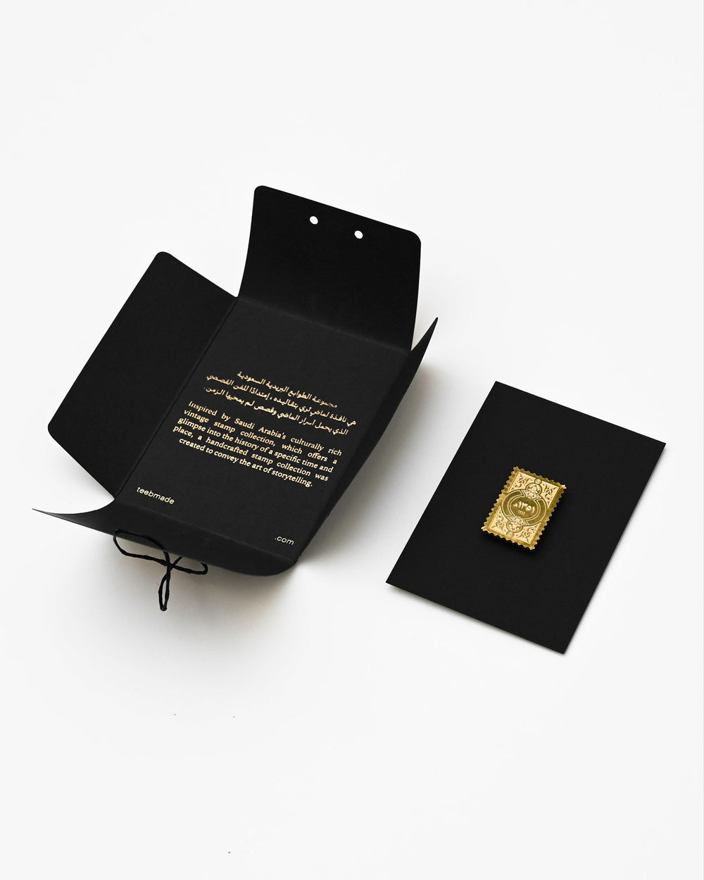 Concept 67 - Saudi Stamp Gold Plated Pin