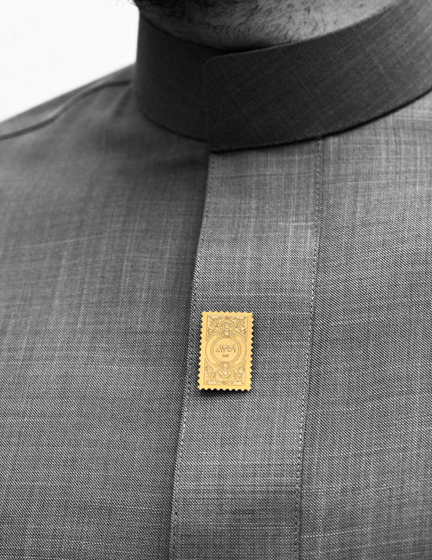 Concept 67 - Saudi Stamp Gold Plated Pin