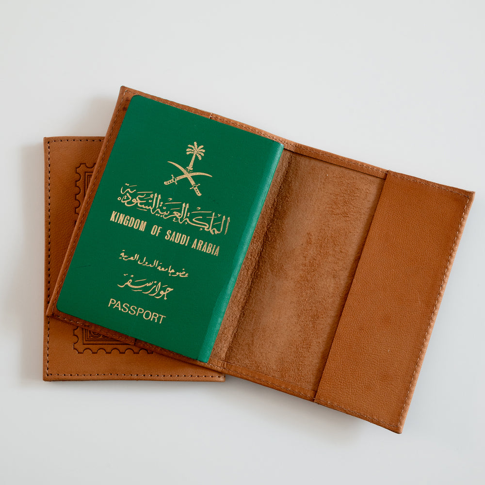 
                      
                        66 - Saudi Stamps Leather Passport Sleeve
                      
                    