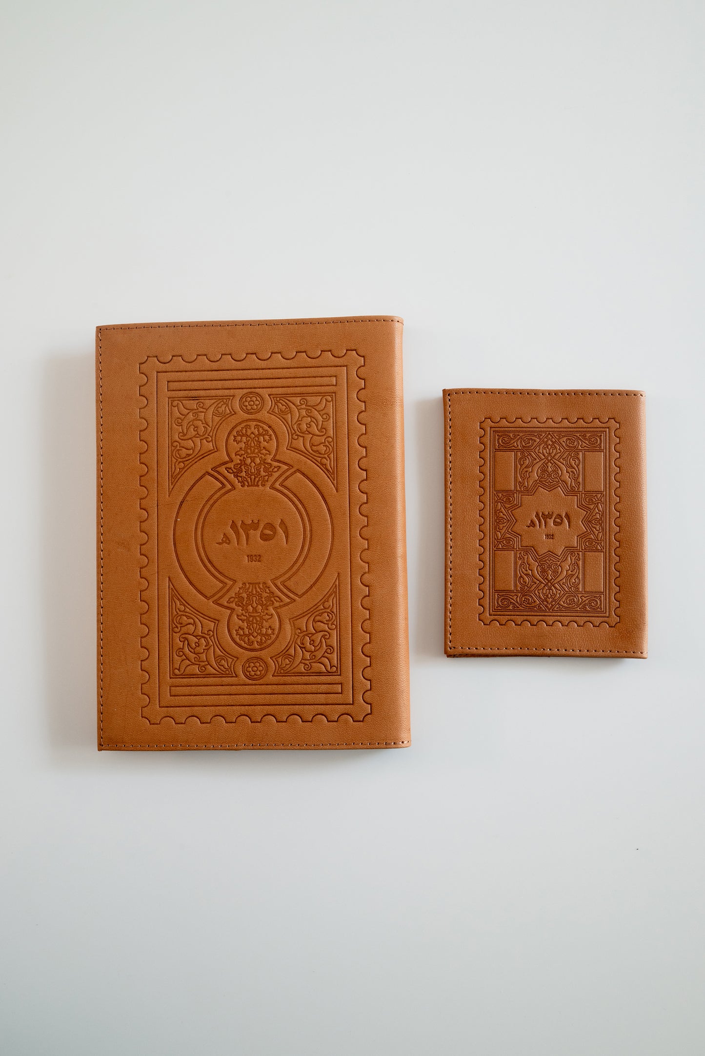 Concept 65 - Saudi Stamps Leather Notebook